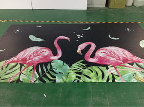 工廠生產金屬噴繪馬賽克,馬賽克壁畫整體粘貼方便安裝